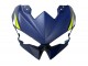 Carénages Moto Kawasaki Ninja 500 EX500R 2024-2025 - Bleu Blanc Jaune Argent Noir
