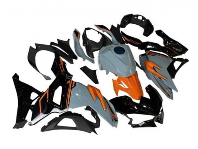 Carénages Moto Kawasaki Ninja 500 EX500R 2024-2026 - Nardo Gris Orange Noir