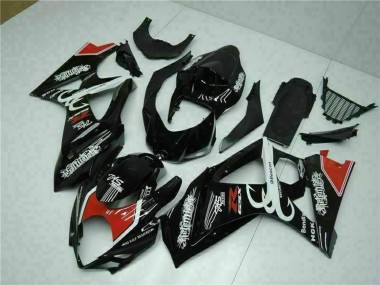 Meilleurs Carénages Moto Suzuki GSXR 1000 2007-2008 - Noir Brillant Rouge Blanc