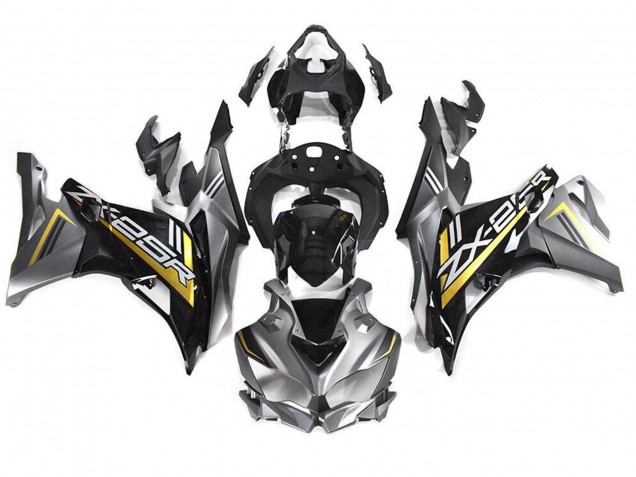 Carénages Moto Kawasaki ZX25R ZX-25R 2019-2025 - Gris Or Noir Brillant