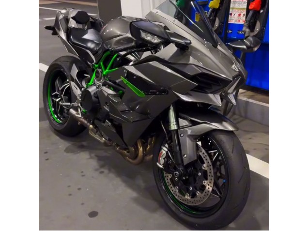 Kits Carénage Moto ABS Kawasaki Ninja H2 2015-2022 - Gris