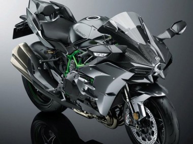 Meilleurs Carénage Moto Kawasaki Ninja H2 2015-2022 - Gris