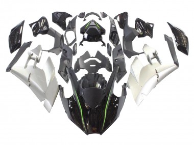 Meilleurs Carénages Moto Kawasaki Ninja H2 2015-2022 - Noir Argent Vert