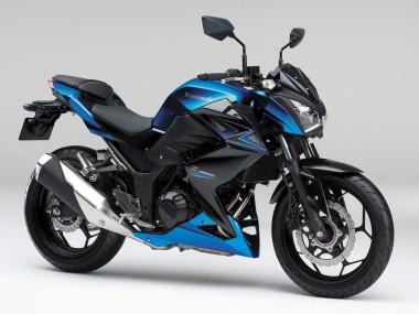 Meilleurs Carénages Moto Kawasaki Z250/Z300 2015-2016 - Bleu Noir Mat