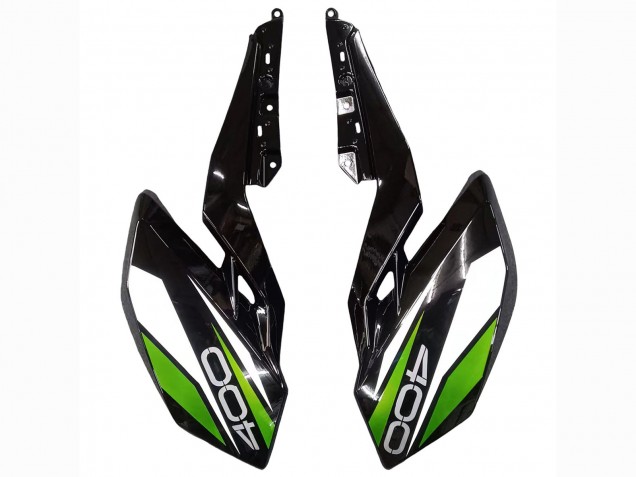 Carénages Moto Kawasaki Z400 2018-2024 - Blanc Noir Brillant Vert