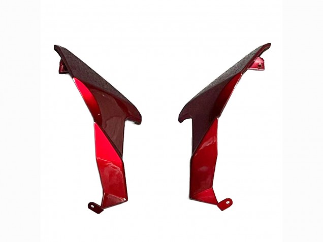 Carénages Moto Kawasaki Z400 2018-2024 - Bonbon Rouge Noir Brillant