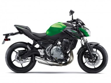 Meilleurs Carénages Moto Kawasaki Ninja Z650 2017-2019 - Noir Vert Argent
