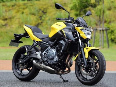 Meilleurs Carénages Moto Kawasaki Ninja Z650 2017-2019 - Jaune Noir