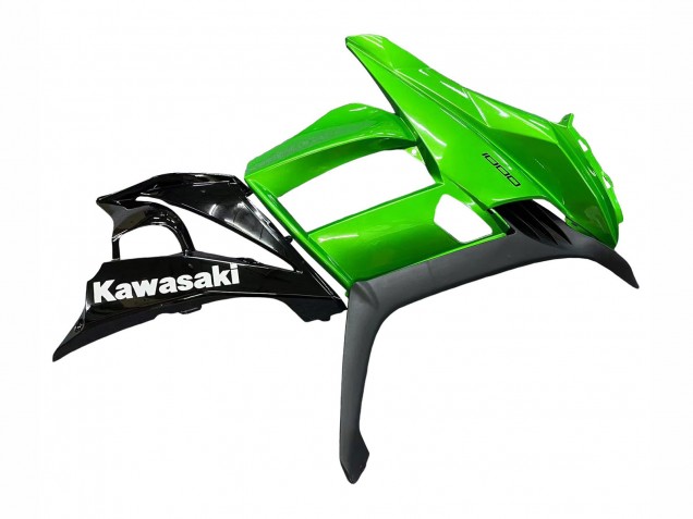 Carénages Moto Kawasaki Z1000SX 2010-2018 - Noir Brillant Noir Mat Vert