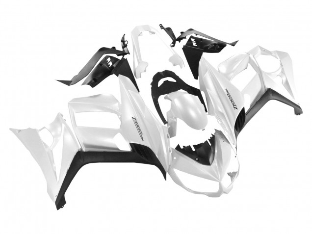 Carénages Moto Kawasaki Z1000SX 2010-2018 - Blanc Perle Noir