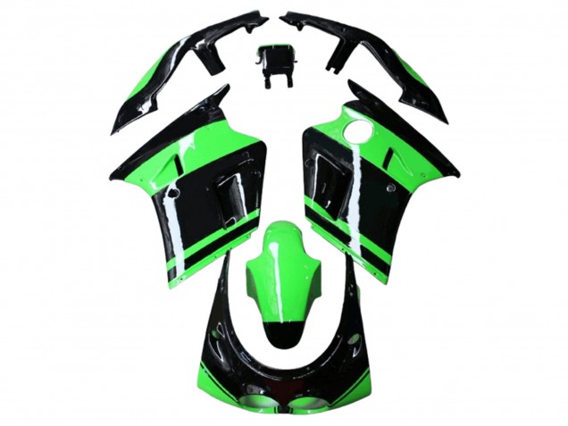 Carénages Moto Kawasaki ZXR250 1989-1990 - Vert Noir Brillant