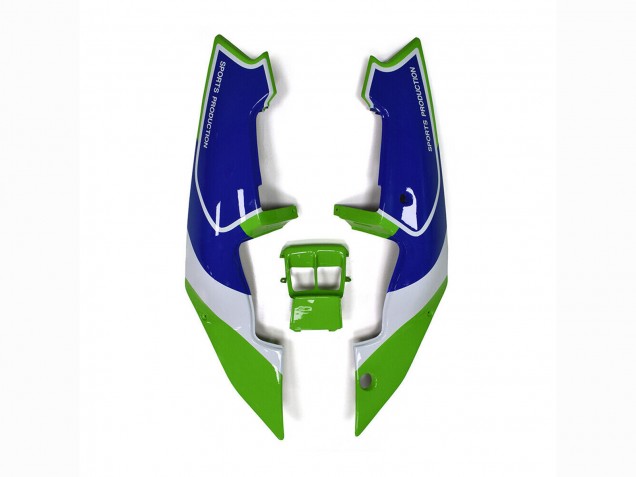 Carénages Moto Kawasaki ZXR250 1989-1990 - Vert Blanc Bleu
