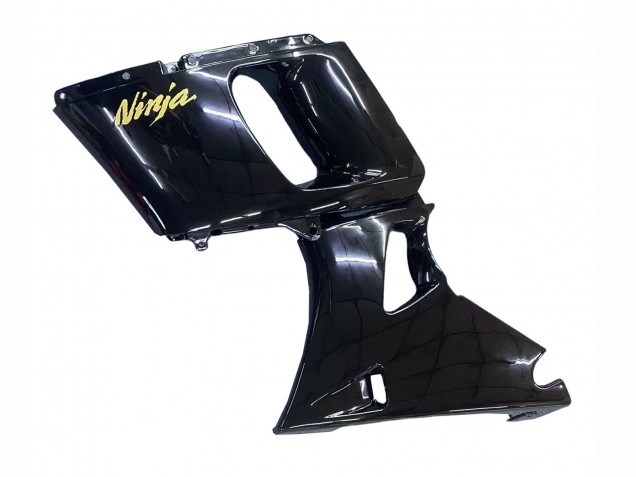 Carénages Moto Kawasaki ZZR600 1998-2003 - Noir Brillant Or Ninja