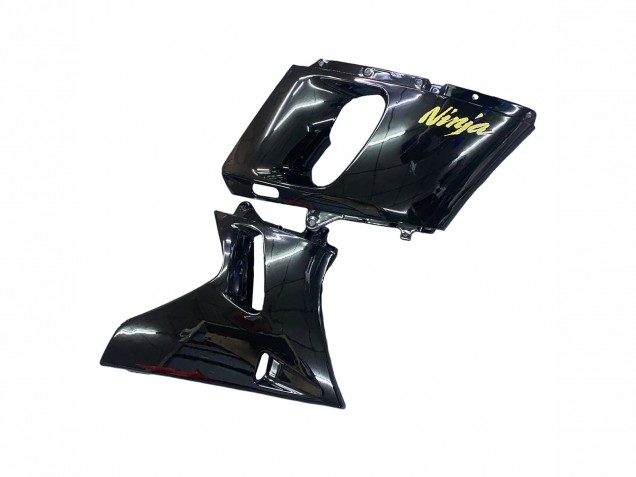Carénages Moto Kawasaki ZZR600 1998-2003 - Noir Brillant Or Ninja