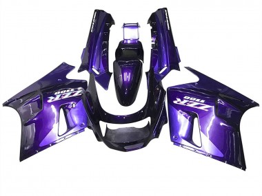 Meilleurs Carénages Moto Kawasaki ZZR1100 1990-1992 - Violet Bleu