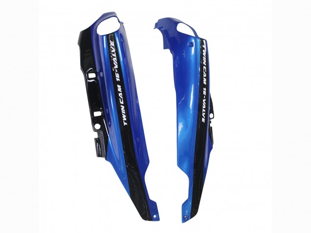 Carénages Moto Kawasaki ZZR1100 1990-1992 - Bleu Noir Brillant