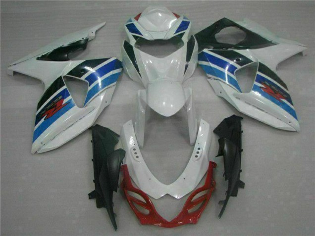 Complet Carénages Moto Suzuki GSXR 1000 2009-2016 - Blanc Bleu Noir