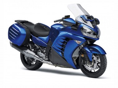 Meilleurs Carénages Moto Kawasaki GTR1400/ZG1400 2007-2009 - Bleu Noir