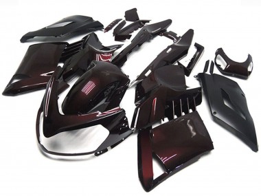 Meilleurs Carénages Moto Kawasaki GTR1400/ZG1400 2007-2009 - Rouge Marron Noir