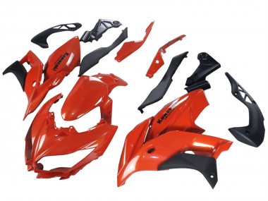 Meilleurs Carénages Moto Kawasaki Versys 650 2015-2021 - Rouge Noir Mat