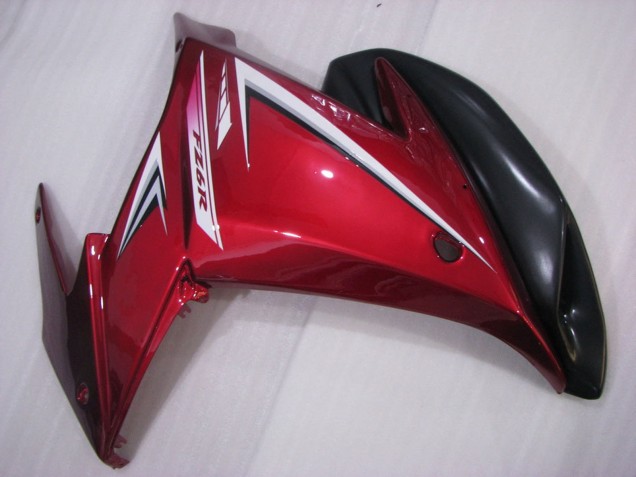 Carénages Moto Yamaha FZ6R 2009-2015 - Rouge Blanc Noir