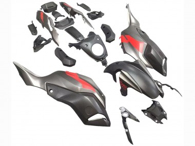 Meilleurs Carénages Moto Yamaha MT07/FZ07 2012-2017 - Gris Rouge
