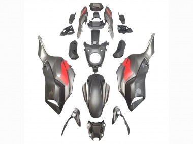 Meilleurs Carénages Moto Yamaha MT07/FZ07 2012-2017 - Gris Rouge