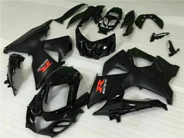 Carénage Moto Suzuki GSXR 1000 2009-2016 - Noir Brillant Noir Mat