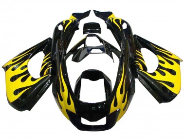 Meilleurs Carénages Moto Yamaha YZF 1000R Thundecourses 1997-2007 - Noir Jaune