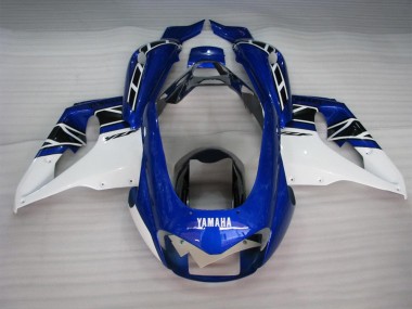 Meilleurs Carénages Moto Yamaha YZF 1000R Thundecourses 1997-2007 - Bleu Blanc
