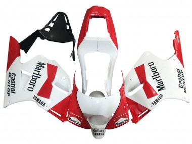 Meilleurs Carénages Moto Yamaha TZR250 3XV 1991-1994 - Blanc Rouge Marlboro Castrol Dunlop