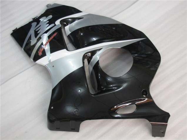Carénages Moto Suzuki GSXR 1300 Hayabusa 1996-2007 - Argent Noir