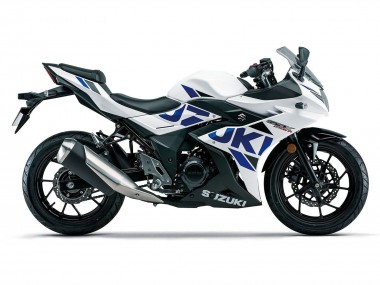 Meilleurs Carénages Moto Suzuki GSX250R 2017-2020 - Blanc Bleu Noir