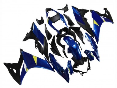 Meilleurs Carénages Moto Suzuki GSX250R 2017-2020 - Bleu Jaune Noir