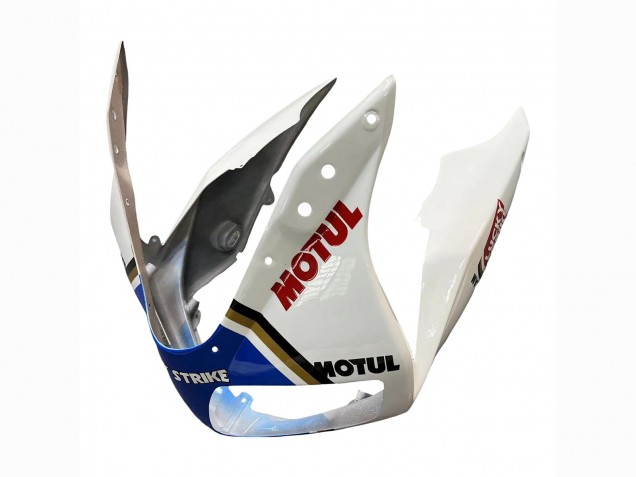 Carénages Moto Suzuki SV650 2003-2013 - Blanc Bleu Lucky Strike Motul
