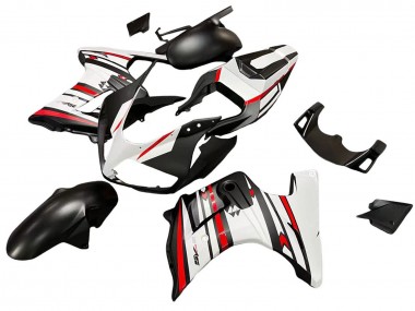 Meilleurs Carénages Moto Suzuki SV650 2003-2013 - Blanc Rouge Noir