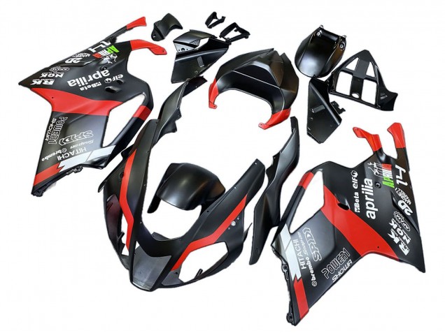 Carénages Moto Aprilia RSV1000 2003-2006 - Noir Rouge