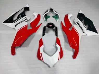 Meilleurs Carénages Moto Ducati Panigale V2 2020-2024 - Blanc Rouge Vert Noir Brillant