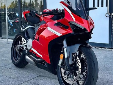Meilleurs Carénages Moto Ducati Panigale V2 2020-2024 - Rouge Blanc