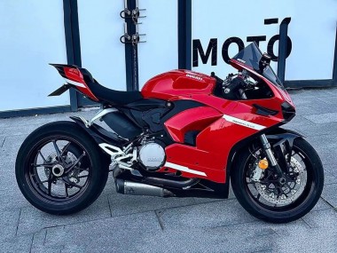 Meilleurs Carénages Moto Ducati Panigale V2 2020-2024 - Rouge Blanc