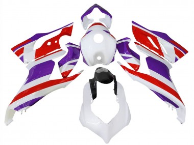 Meilleurs Carénages Moto Ducati Panigale V2 2020-2024 - Blanc Violet Rouge Noir Brillant