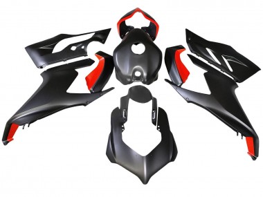 Meilleurs Kits Carénage Moto Ducati Panigale V2 2020-2024 - Rouge Noir Mat