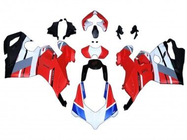 Meilleurs Carénages Moto Ducati Panigale V4 V4S 2020-2021 - Blanc Bleu Rouge Noir Brillant