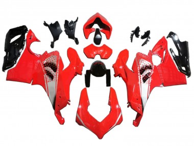 Meilleurs Carénages Moto Ducati Panigale V4 V4S 2020-2021 - Rouge Blanc Noir Brillant