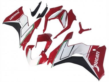 Meilleurs Carénages Moto Ducati Supersport 939/939S 2017-2022 - Blanc Rouge Noir Vert