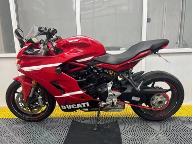Meilleurs Carénages Moto Ducati Supersport 939/939S 2017-2022 - Rouge Blanc Noir