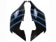 Carénages Moto BMW K1200S 2005-2010 - Noir Brillant Noir Mat Bleu Doubler