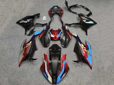 Meilleurs Carénages Moto BMW S1000RR 2023-2024 - Noir Rouge Bleu Or
