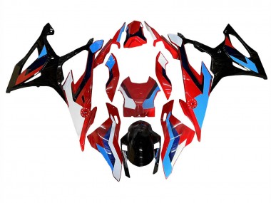Meilleurs Carénage Moto BMW S1000RR 2019-2022 - Noir Rouge Bleu Blanc