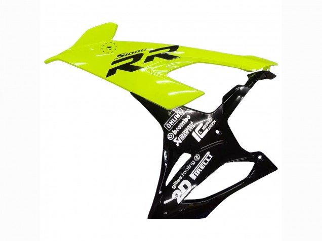 Carénages Moto BMW S1000RR 2019-2022 - Vert Citron Noir
